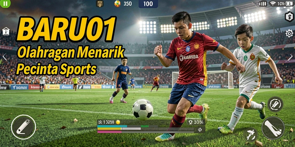 Gameplay dinamis dalam BARU01 yang menciptakan pengalaman olahraga yang mendebarkan.