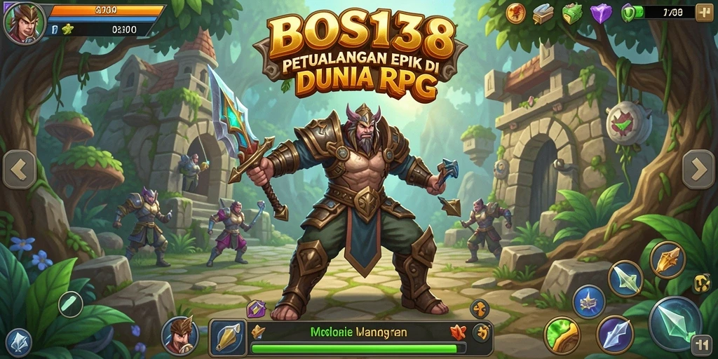 Screenshot gameplay BOS138 menampilkan aksi pertempuran yang mendebarkan.