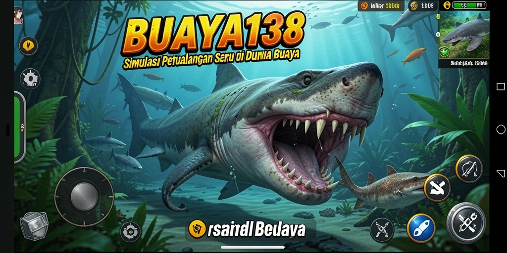 Tangkapan layar BUAYA138 menunjukkan gameplay menarik simulasi kehidupan buaya.