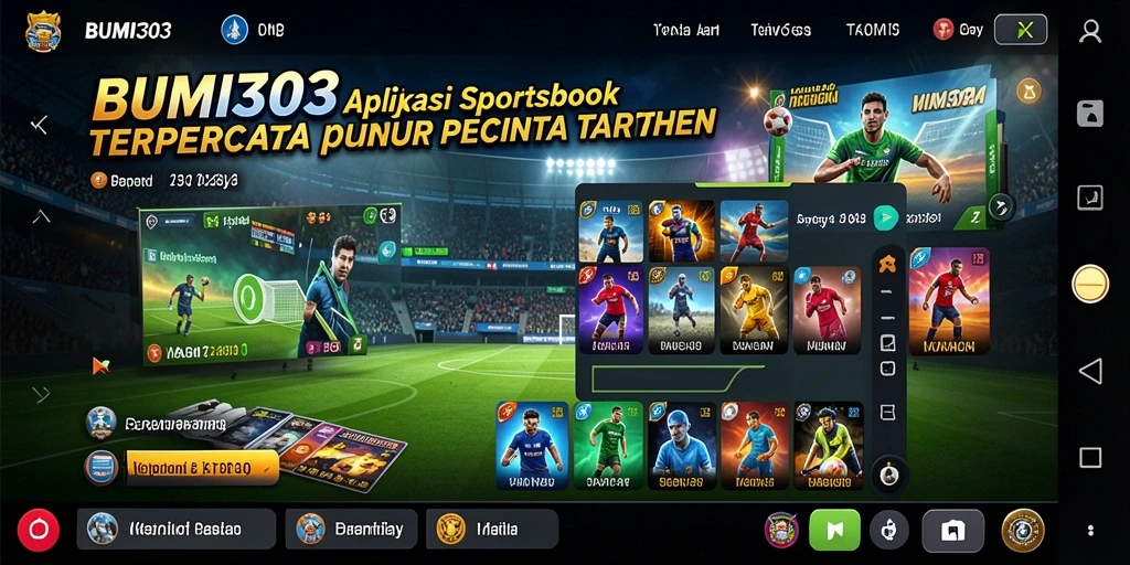 Screenshot BUMI303 menampilkan antarmuka taruhan yang interaktif dan mudah digunakan.