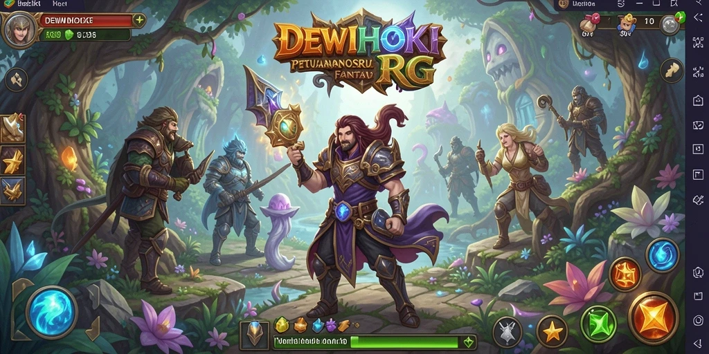 Gameplay menarik dari DEWIHOKI dalam dunia fantasi RPG.