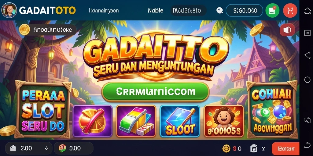 Screenshot GADAITOTO menampilkan gameplay slot yang seru dan mengasyikkan.