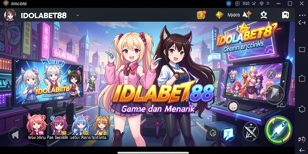 Tangkapan layar gameplay IDOLABET88 menampilkan aksi karakter Anime yang menakjubkan.