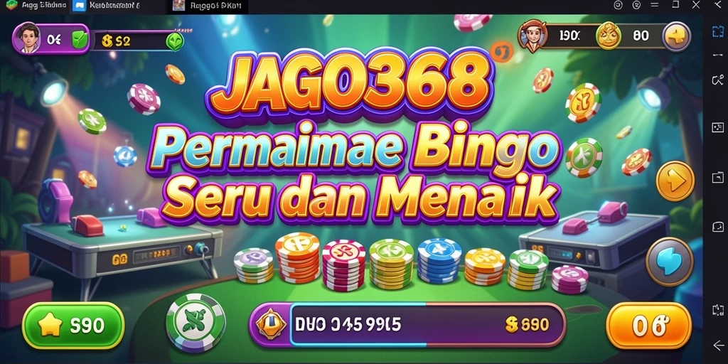 Tampilan gameplay Bingo di JAGO368 yang seru dan interaktif.