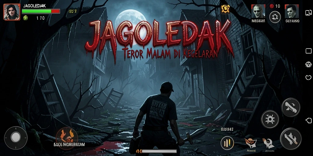 Gameplay menegangkan di dunia horor JAGOLEDAK