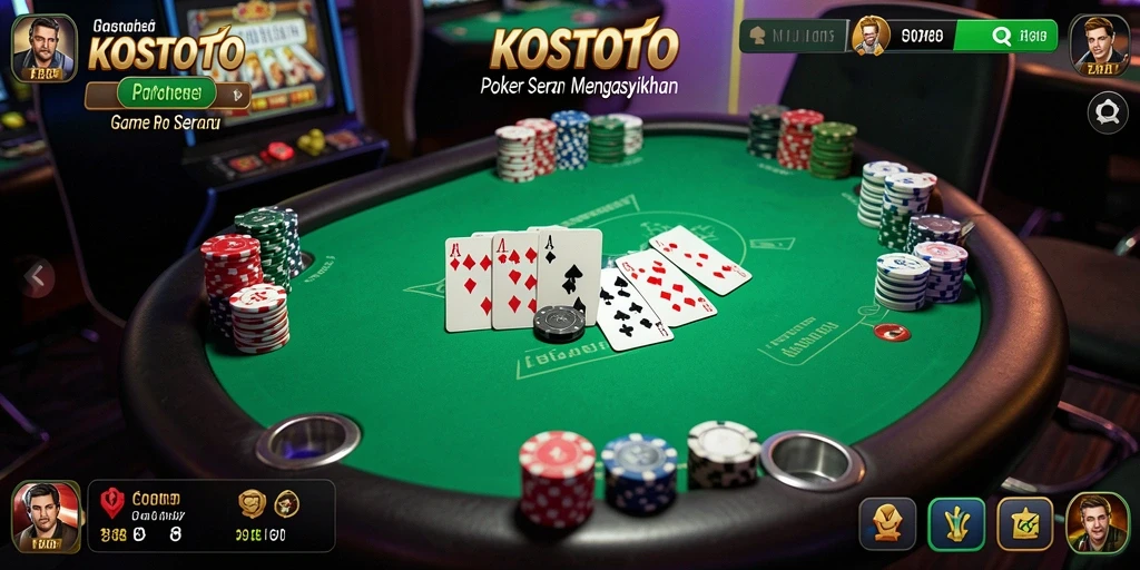Tampilan gameplay KOSTOTO yang menarik dan seru.