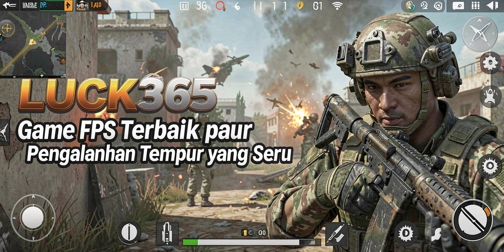 Screenshot gameplay LUCK365 yang menunjukkan aksi menembak yang mendebarkan.