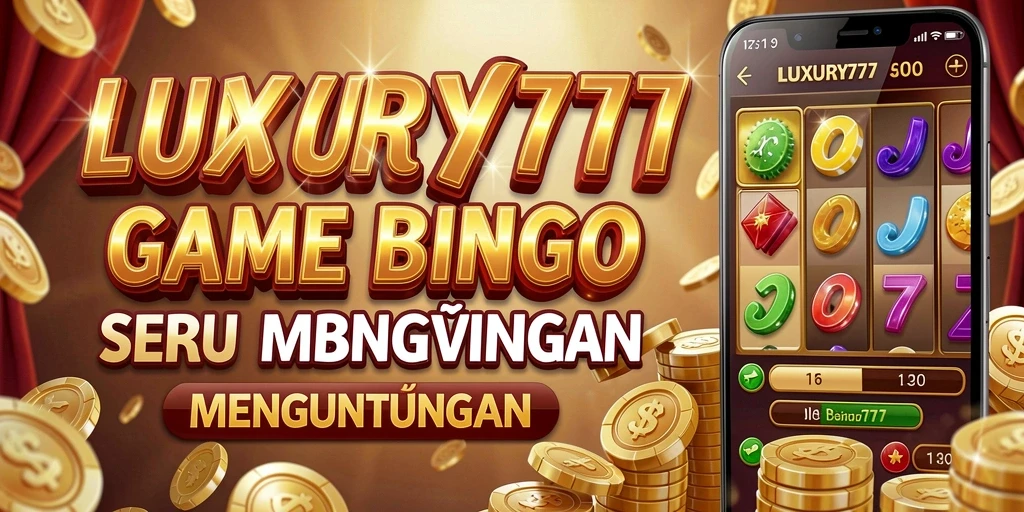 Tampilan gameplay LUXURY777 dengan suasana Bingo yang seru.