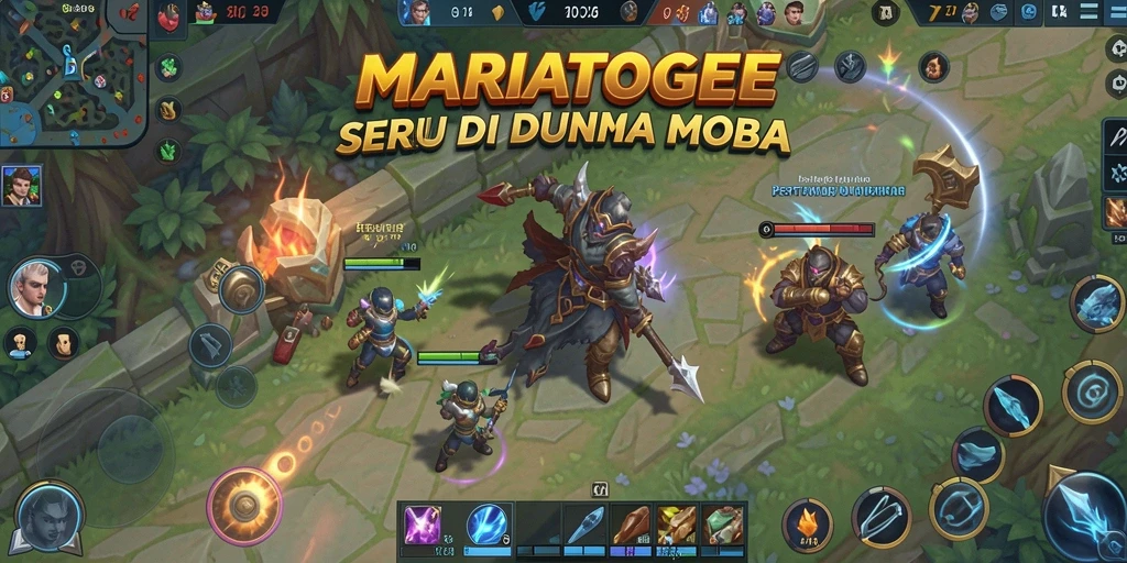 Gameplay MARIATOGEL yang seru dengan aksi pertempuran tak terduga.