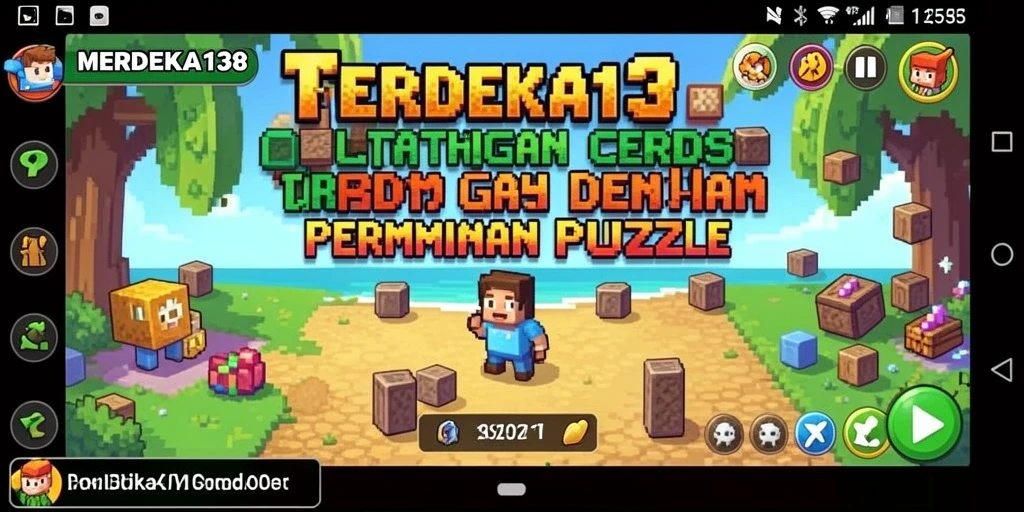Screenshot gameplay MERDEKA138 yang menampilkan tantangan Puzzle yang seru.