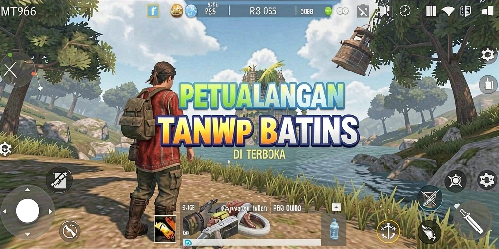 Tampilan indah dari dunia terbuka MT966 dengan berbagai lokasi menakjubkan.