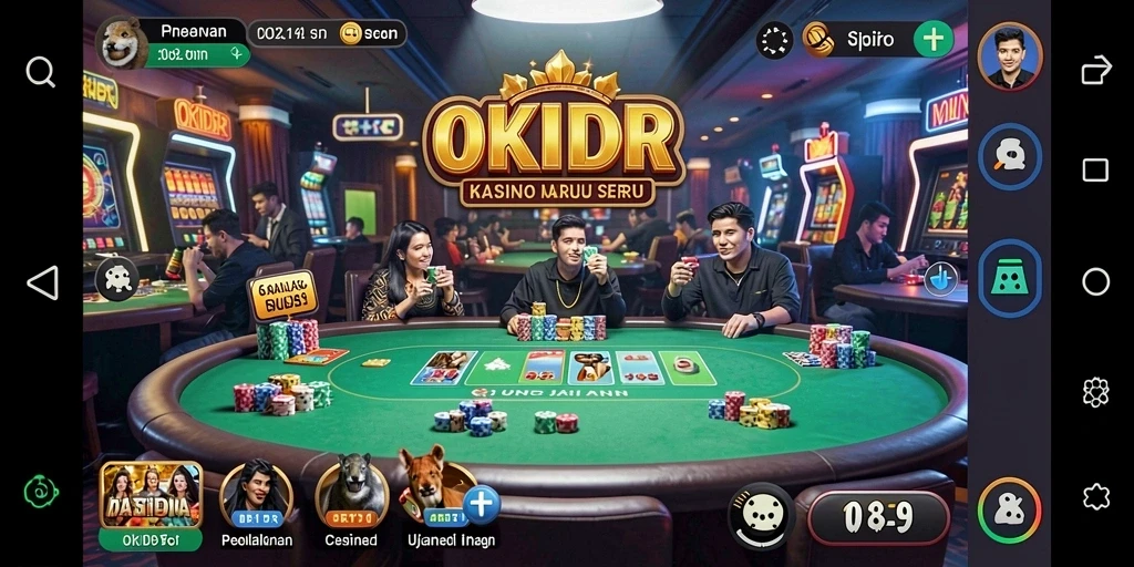 Tampilan gameplay Kasino yang menarik dan menghibur.