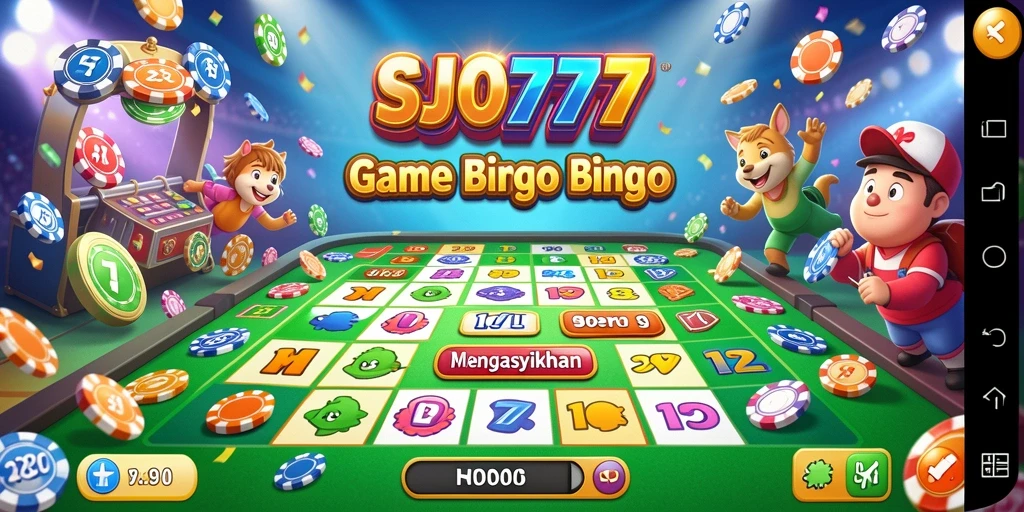 Tampilan gameplay SJO777 yang seru dan penuh warna.