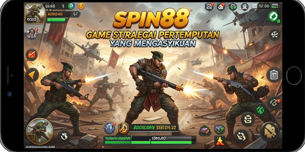 Tampilan gameplay SLG yang menakjubkan dari SPIN88.