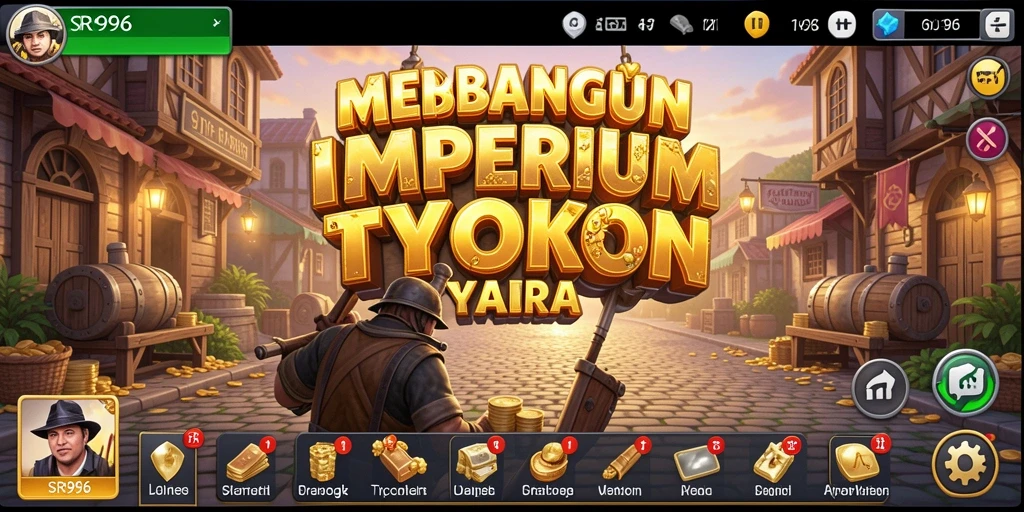 Gambaran gameplay SR996 yang seru saat membangun imperium Tycoon.