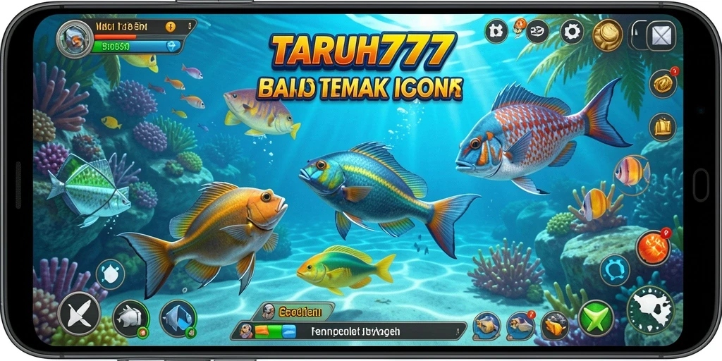 Screenshot gameplay TARUH777 yang menampilkan keseruan menembak ikan.