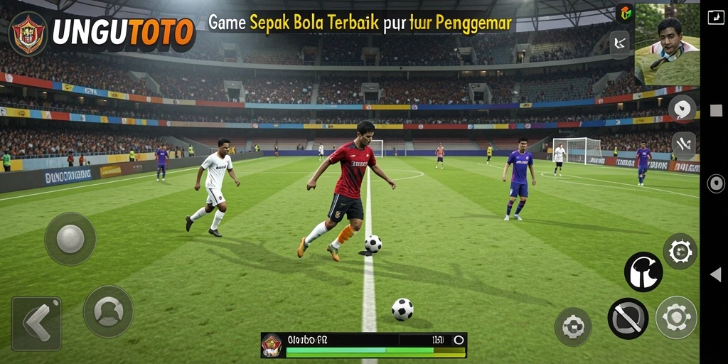 Tampilan gameplay UNGUTOTO yang seru dan penuh aksi di lapangan.