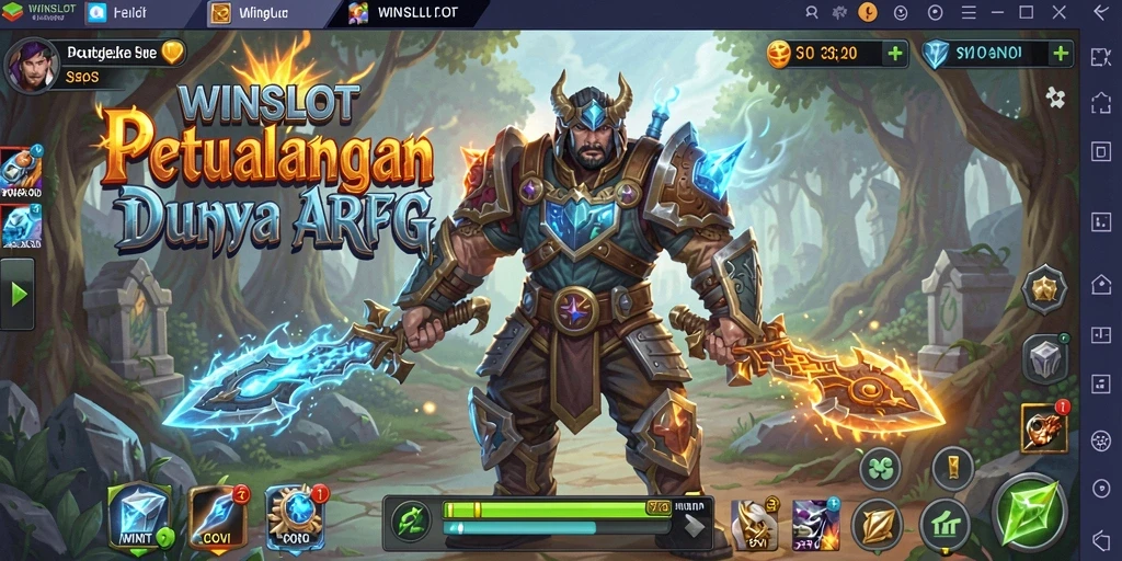 Tampilan gameplay mendebarkan dalam WINSLOT dengan karakter dan monster yang beragam.